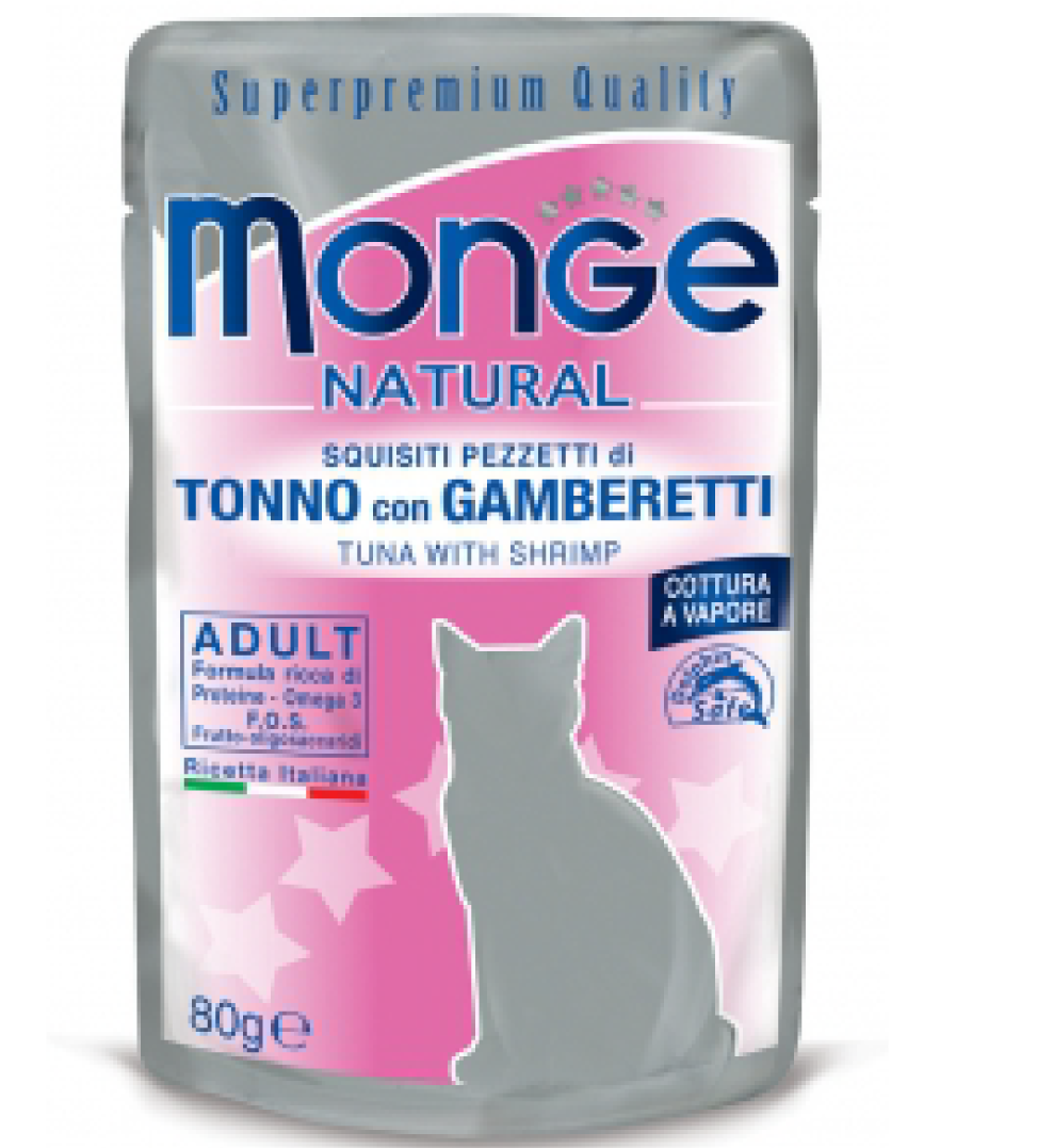 Monge Natural bustina gatto 80 gr